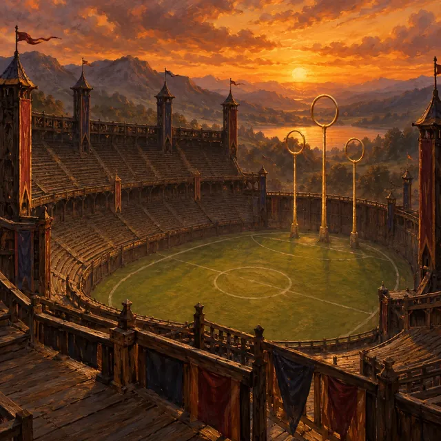 El campo de Quidditch